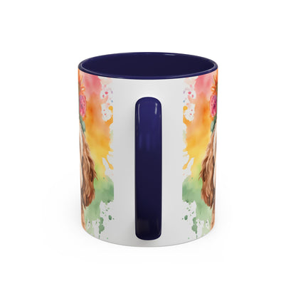 Cockapoo 03 Accent Coffee Mug - Dog Lover Gift