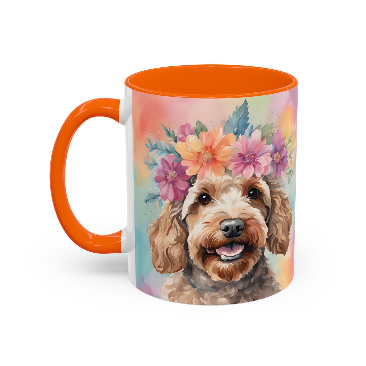 Cockapoo 01 Accent Coffee Mug - Dog Lover Gift