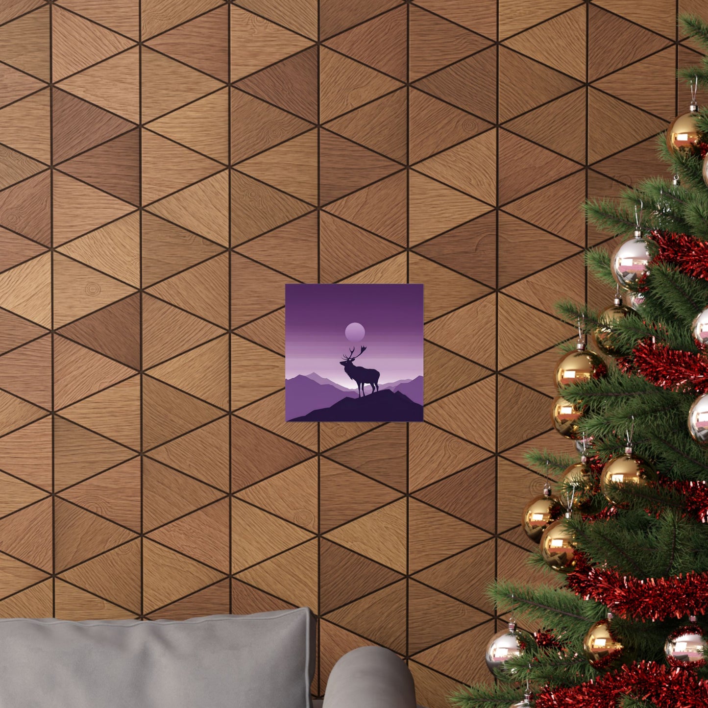 Lone Collection Stag 14 Matte Square Posters