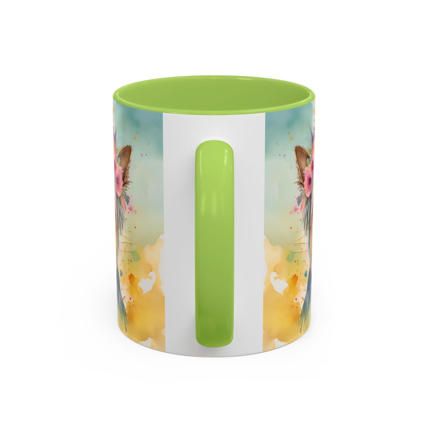 Yorkshire Terrier 01 Accent Coffee Mug - Dog Lover Gift