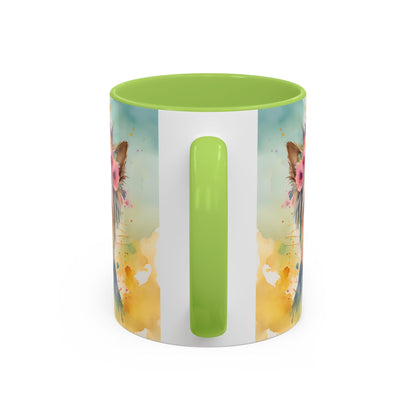 Yorkshire Terrier 01 Accent Coffee Mug - Dog Lover Gift