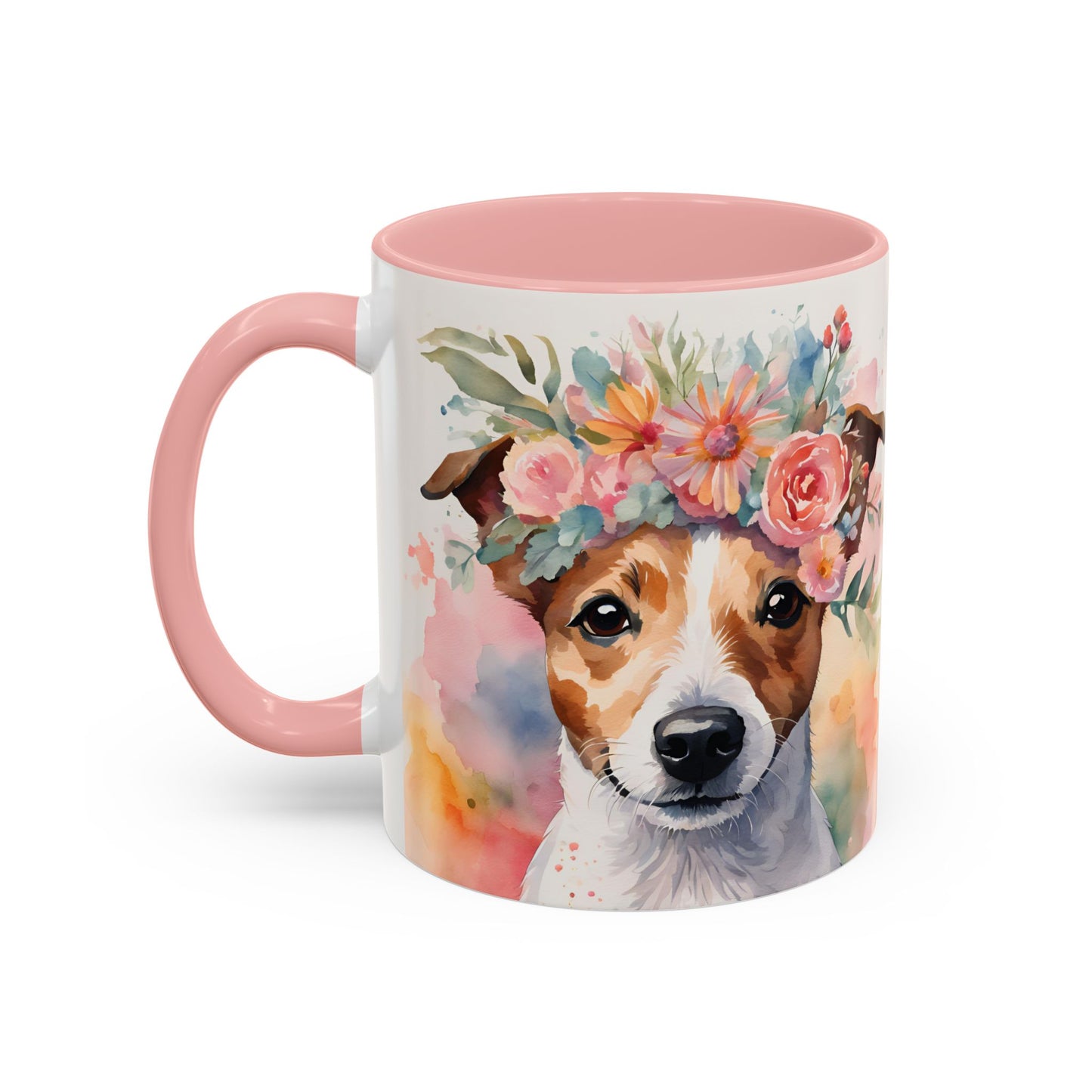 Jack Russell 01 Accent Coffee Mug - Dog Lover Gift