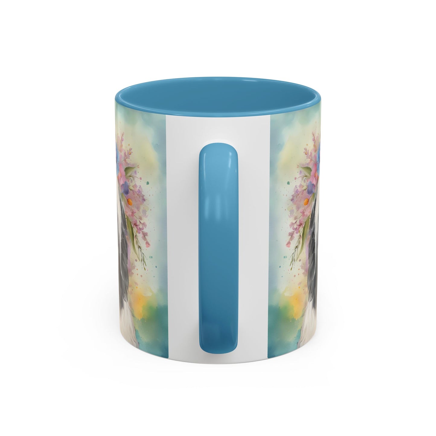 Bearded Collie 02 Accent Coffee Mug - Dog Lover Gift