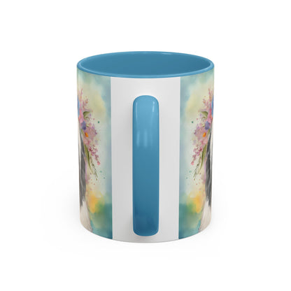 Bearded Collie 02 Accent Coffee Mug - Dog Lover Gift