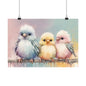 Nursery Birdies 5 Matte Horizontal Posters
