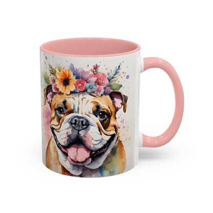 British Bulldog 03 Accent Coffee Mug - Dog Lover Gift