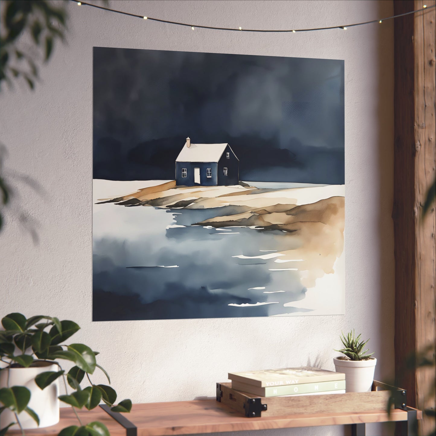Blue Collection 4 Matte Print