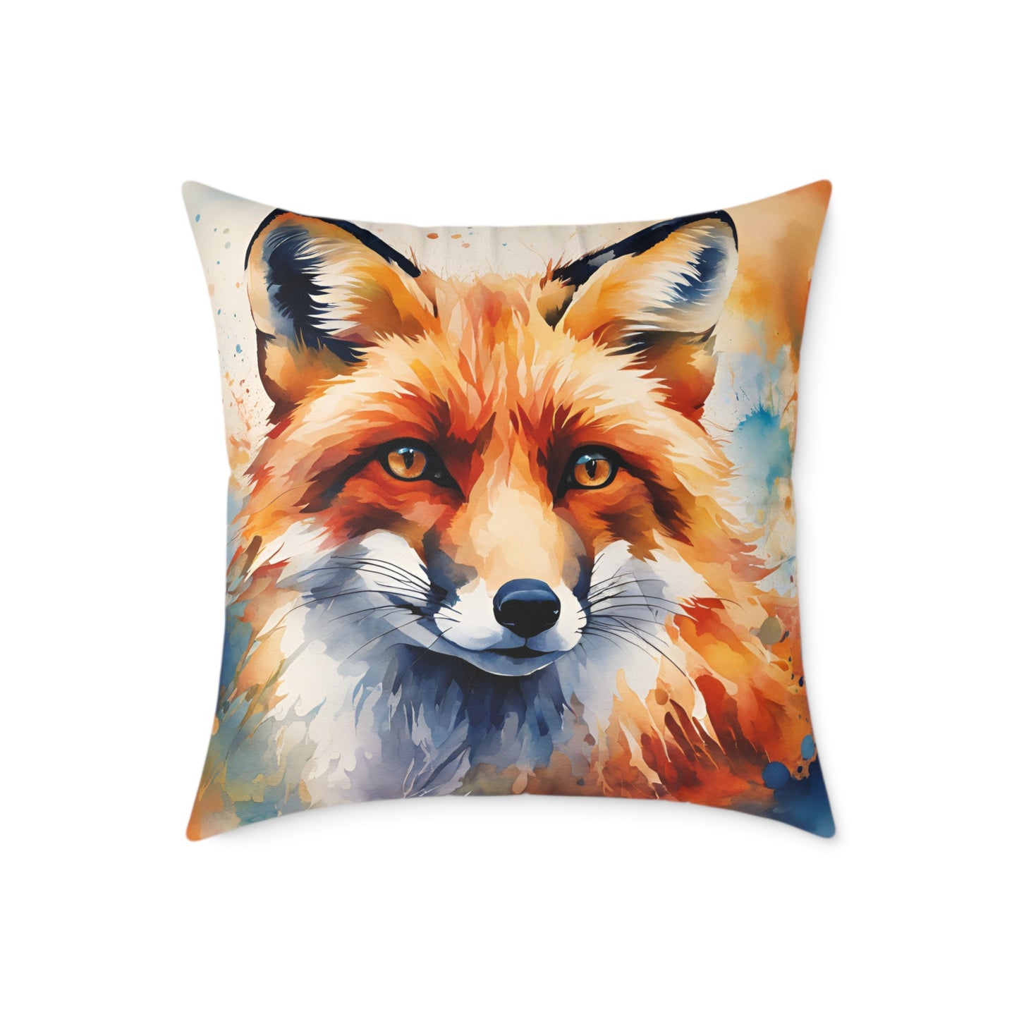 Fox 02 Poly Pillow - Natures Beauty Design