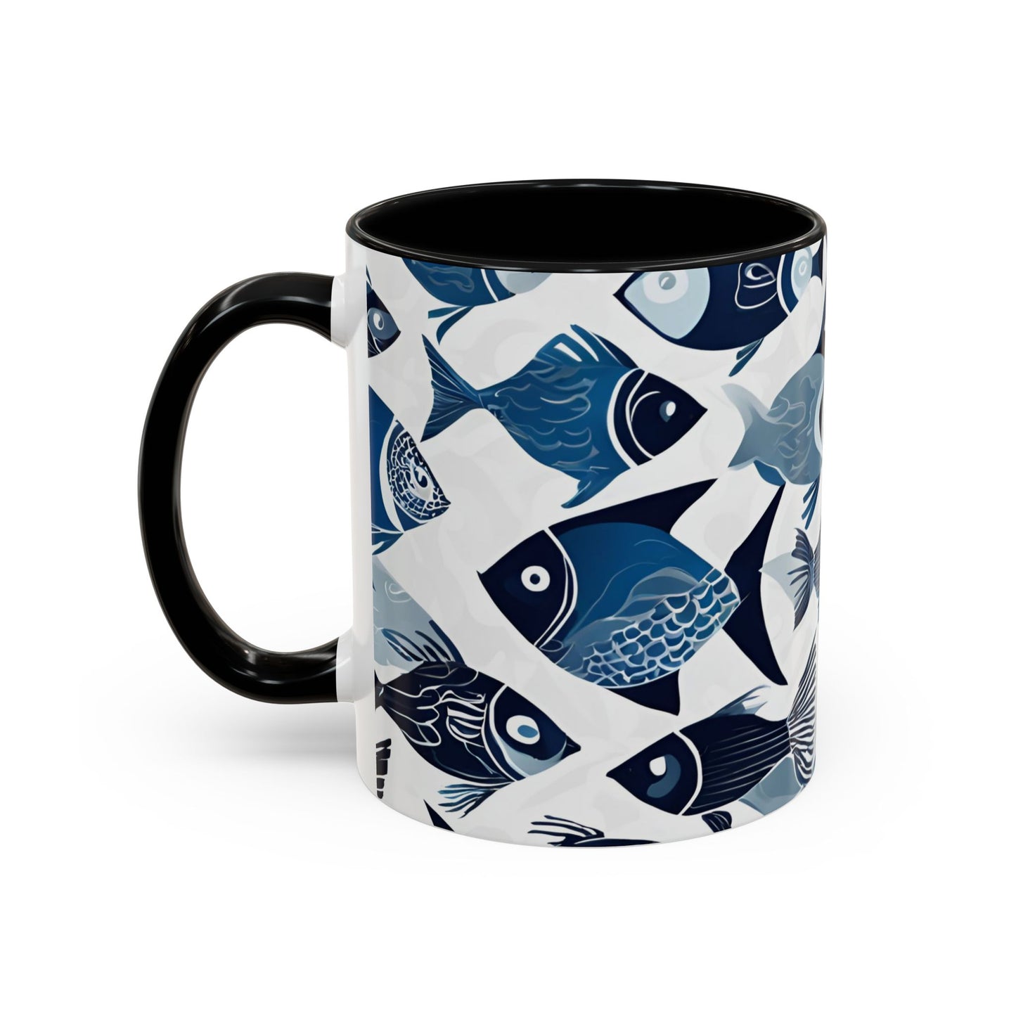 Fish 12 Accent Coffee Mug (11oz)