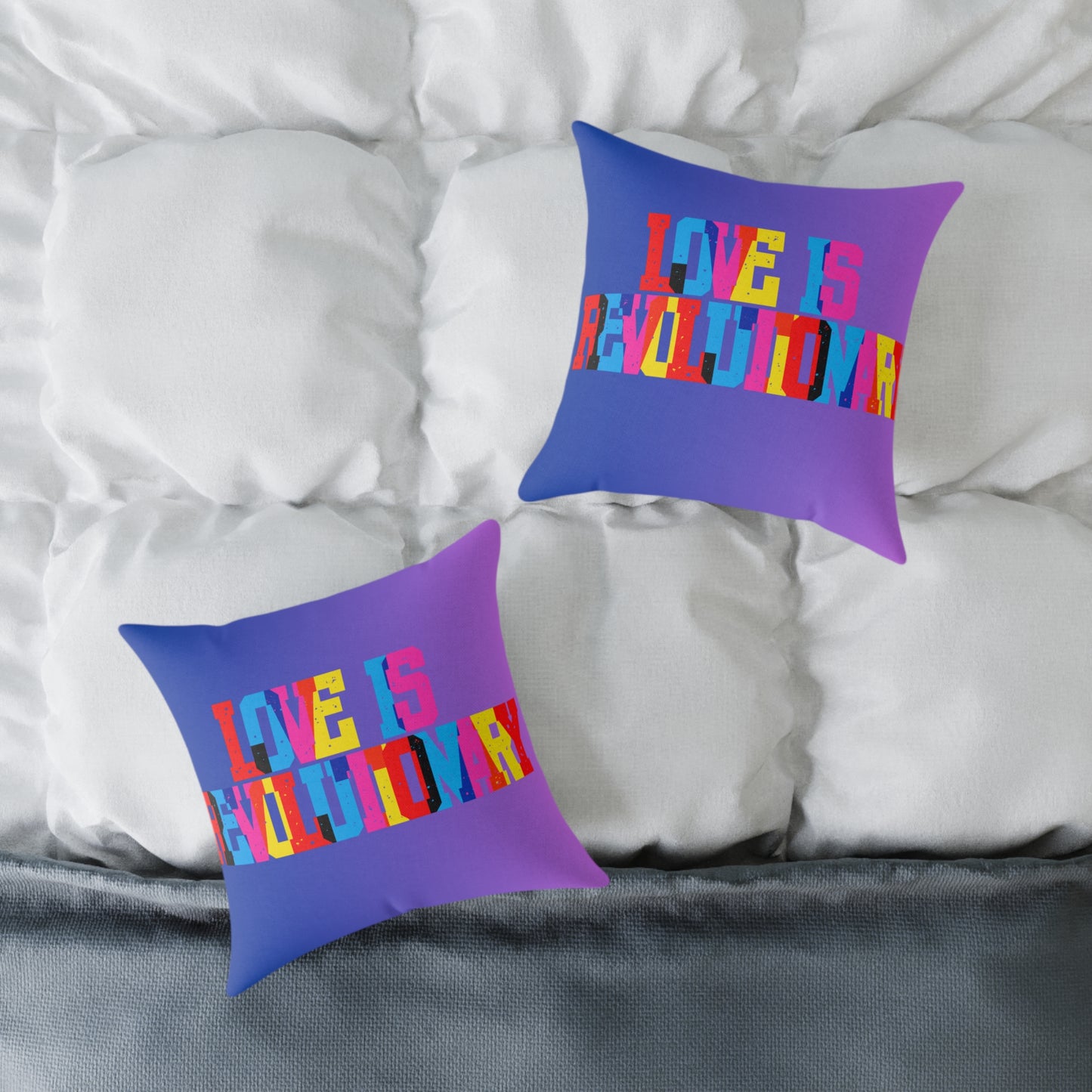 Love Is Revolutionary Poly Pillow