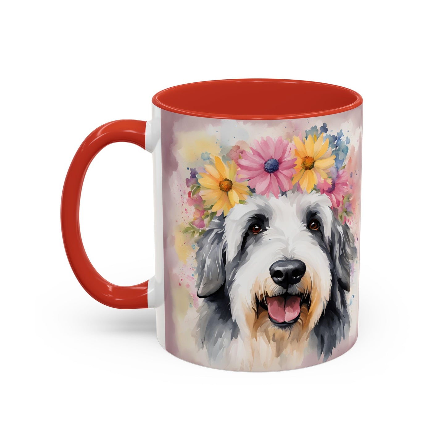 Bearded Collie 01 Accent Coffee Mug - Dog Lover Gift
