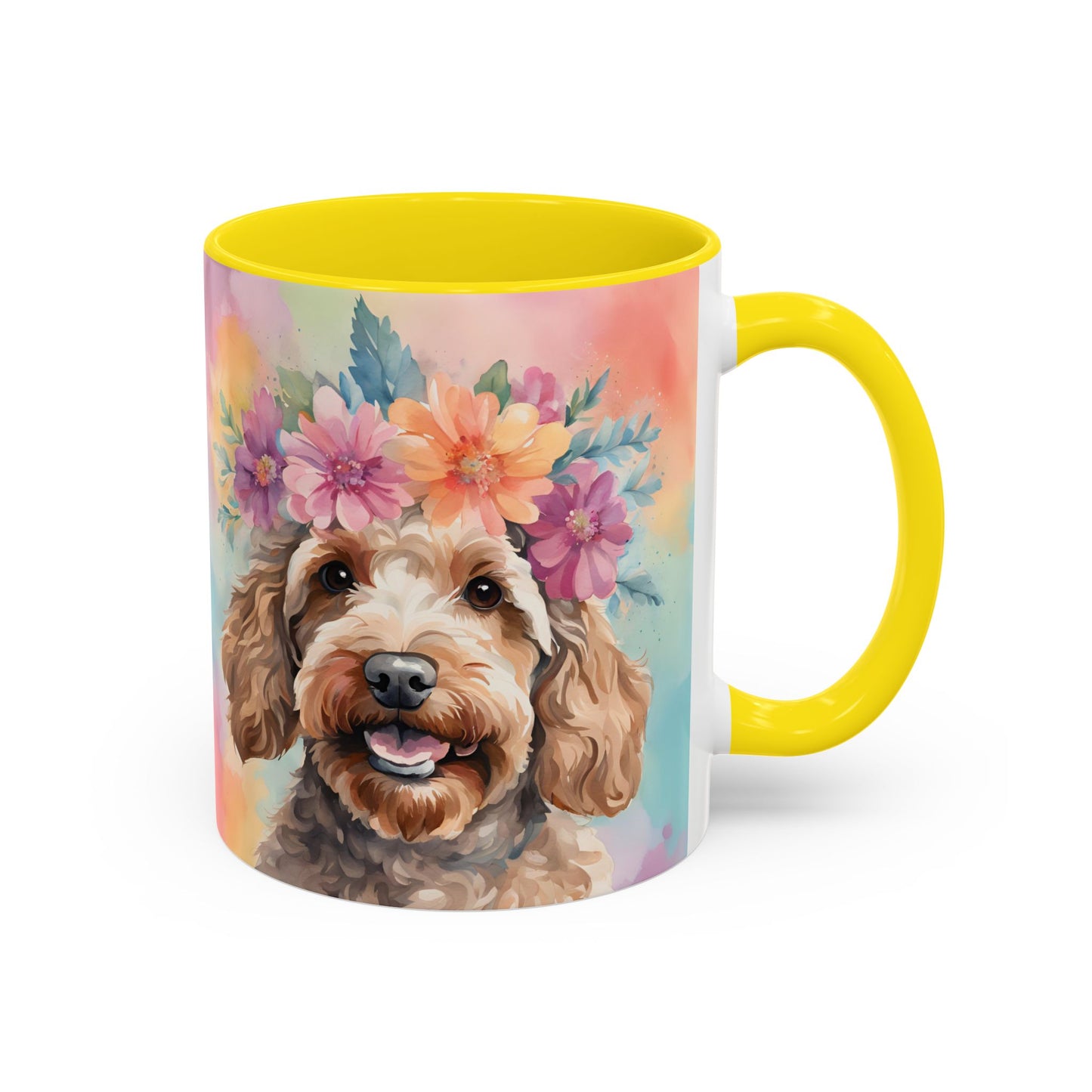 Cockapoo 01 Accent Coffee Mug - Dog Lover Gift
