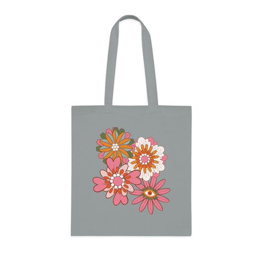 Flower power 10 Cotton Tote