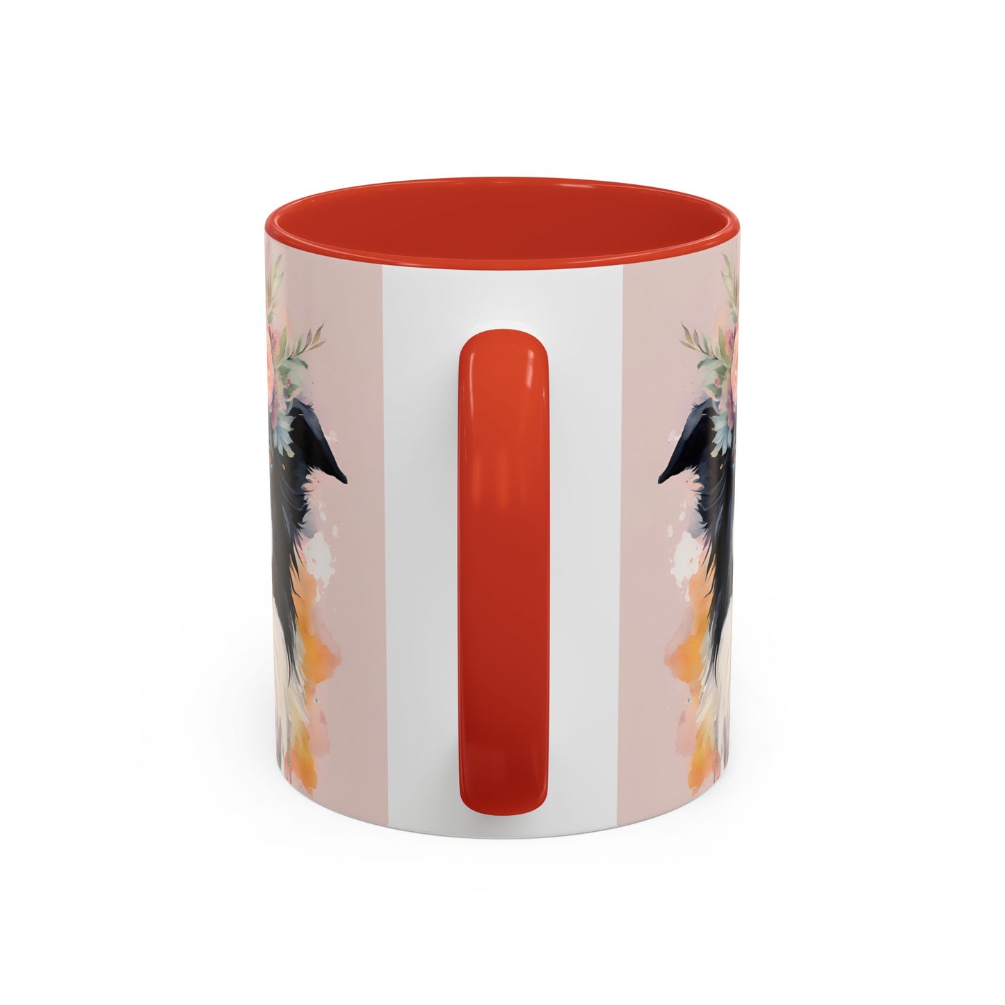Border Collie 02 Accent Coffee Mug - Dog Lover Gift