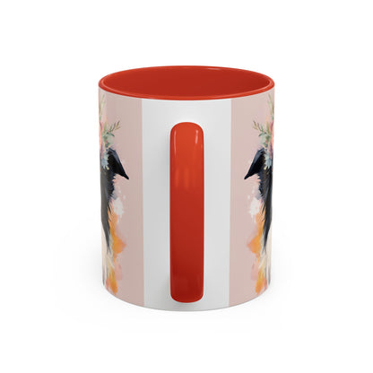 Border Collie 02 Accent Coffee Mug - Dog Lover Gift