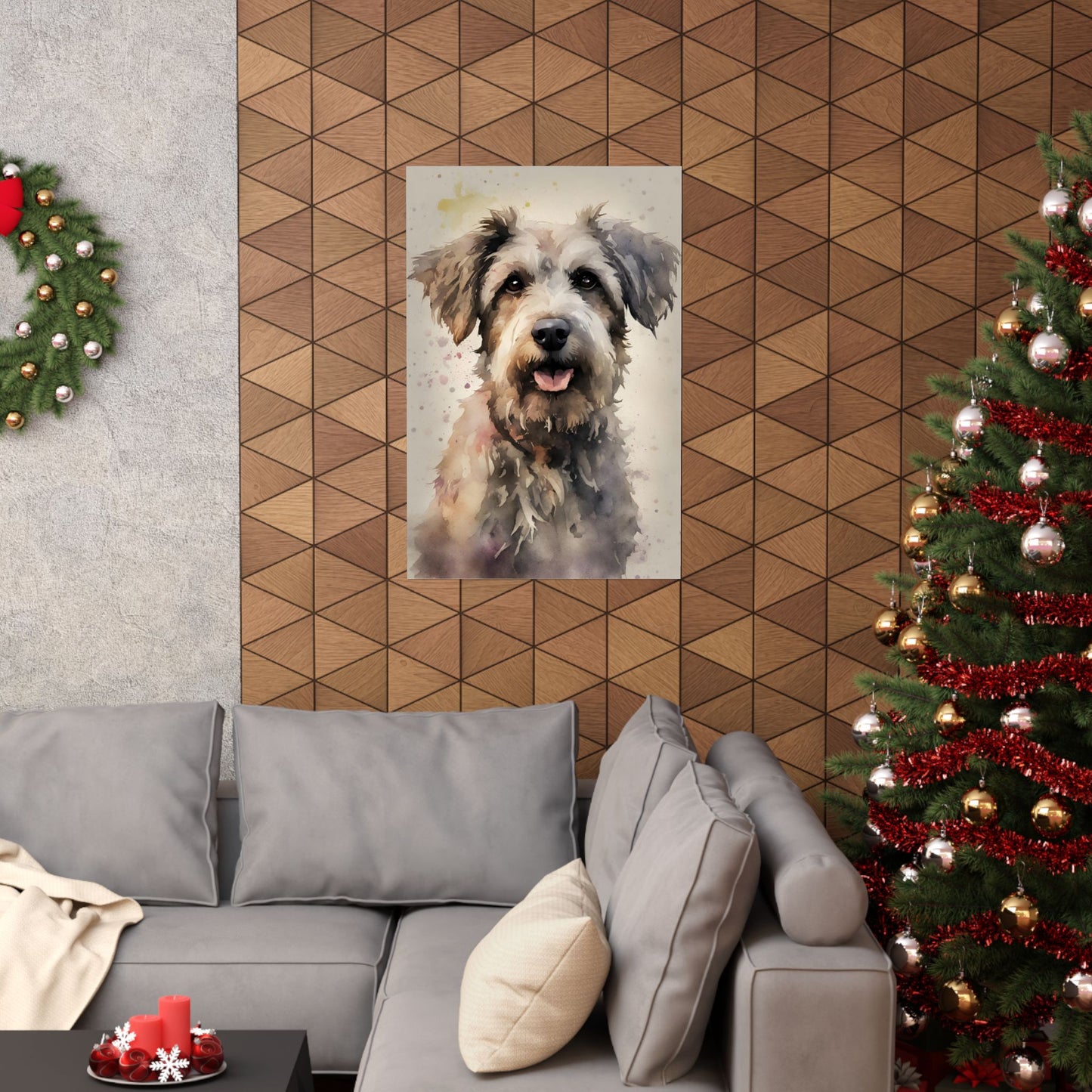 Dogs Bertie Gorgeous Scruff 04 Matte Vertical Poster