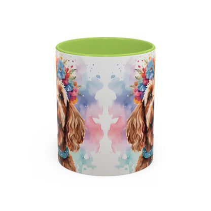 Cockapoo 02 Accent Coffee Mug - Dog Lover Gift