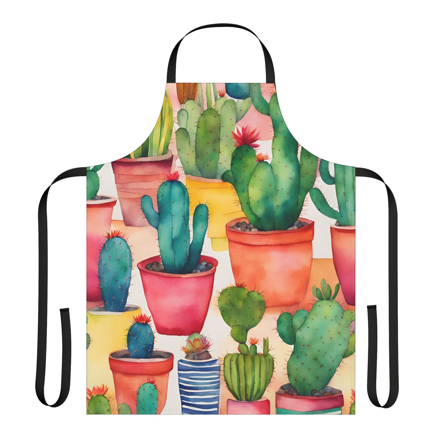 Multi Cacti 5 Adult Apron (AOP)