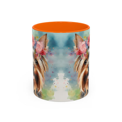 Yorkshire Terrier 04 Accent Coffee Mug - Dog Lover Gift