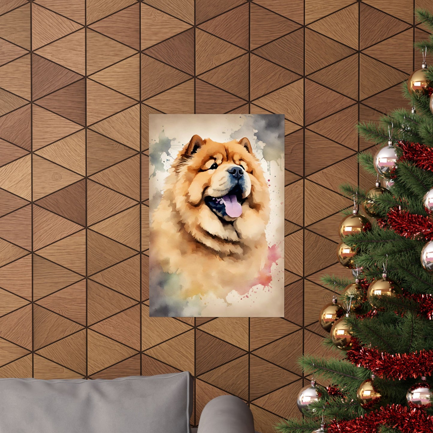 Dogs Chow Chow 03 Matte Vertical Poster