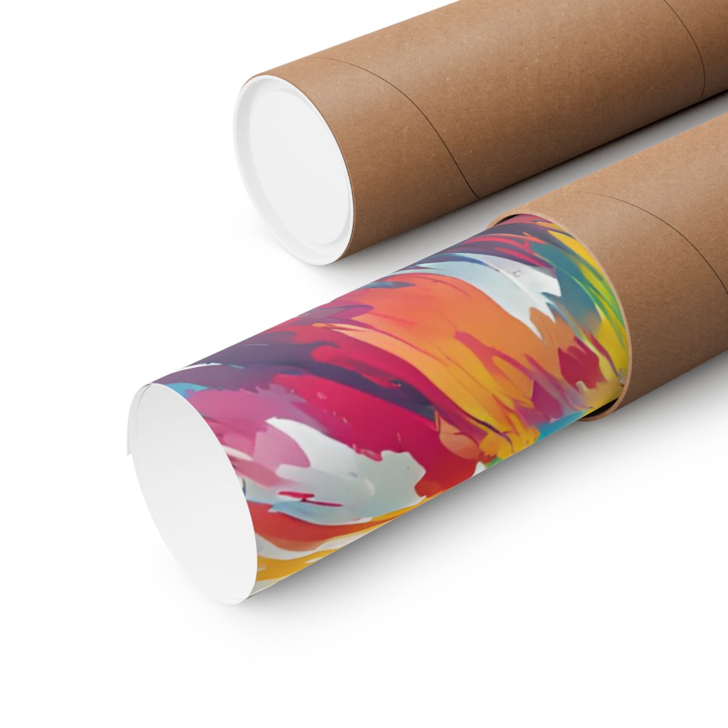 Multicolored Hare 4 Matte Vertical Poster
