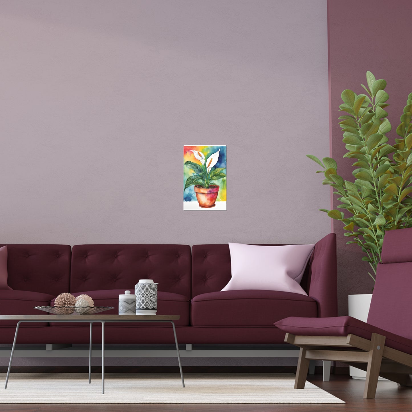 Multi Pot Plant 19 Indoor and Outdoor Silk Posters