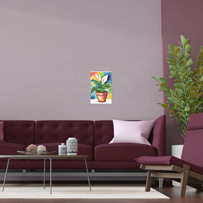 Multi Pot Plant 19 Indoor and Outdoor Silk Posters