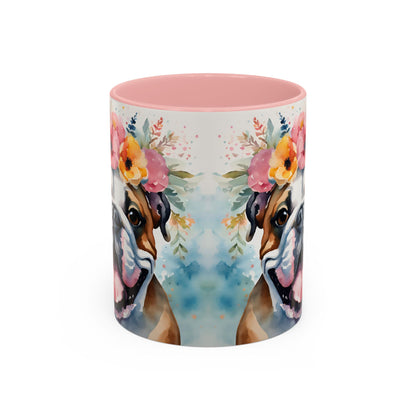 British Bulldog 04 Accent Coffee Mug - Dog Lover Gift