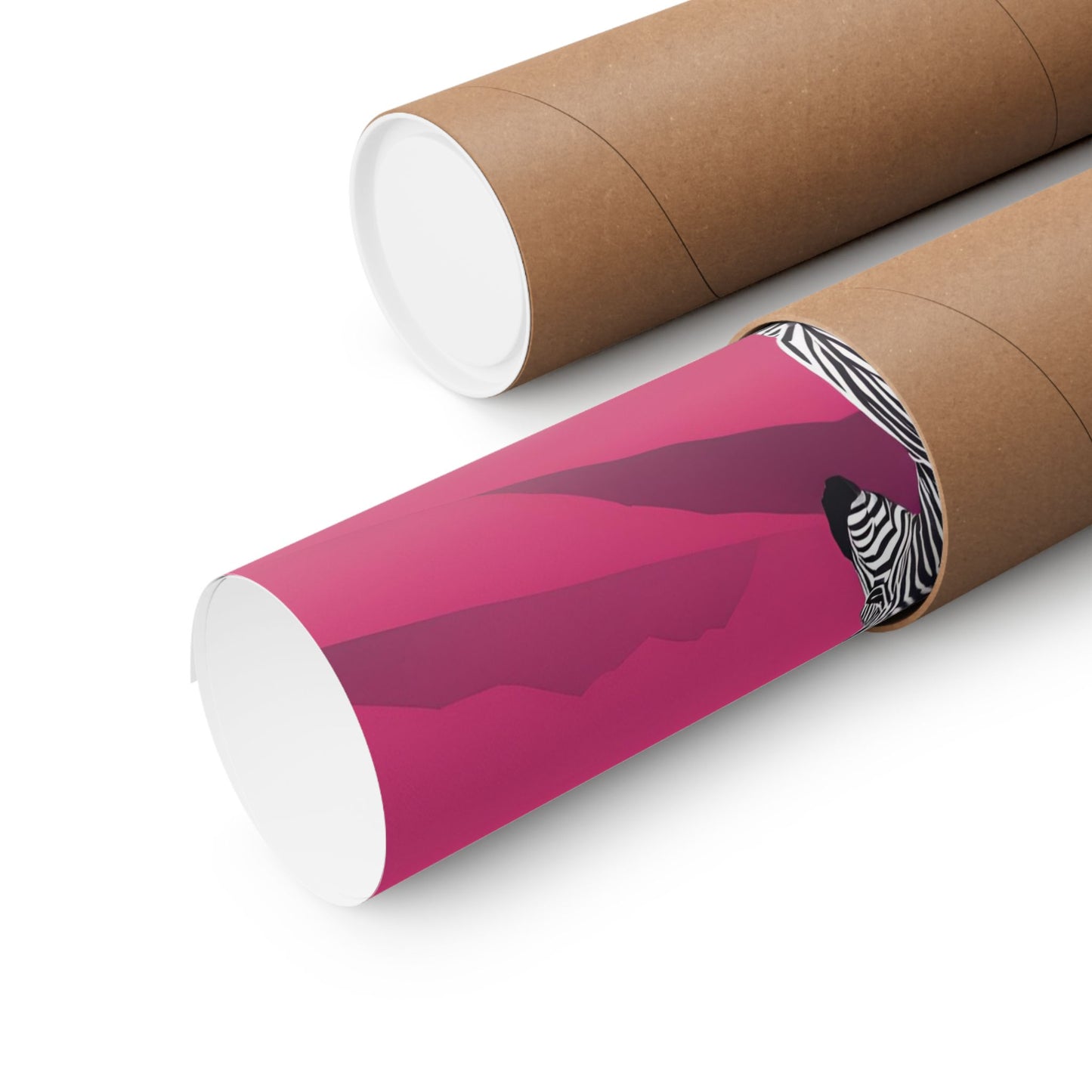 Lone Collection Zebra 17 Matte Square Posters