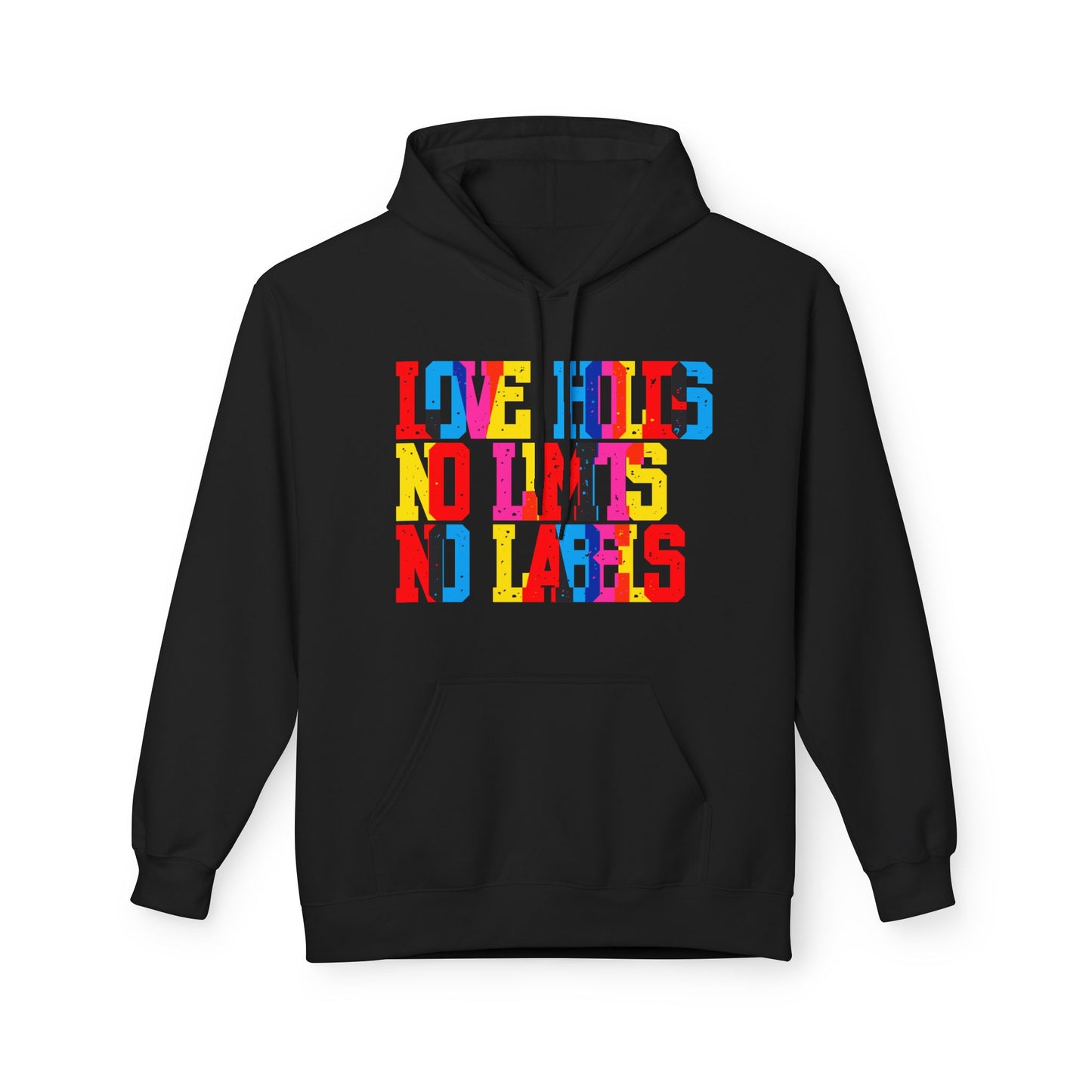 Love Holds No Limits No Labels Unisex Valentines Hoodie