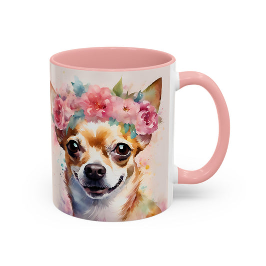 Chihuahua 01 Accent Coffee Mug - Dog Lover Gift