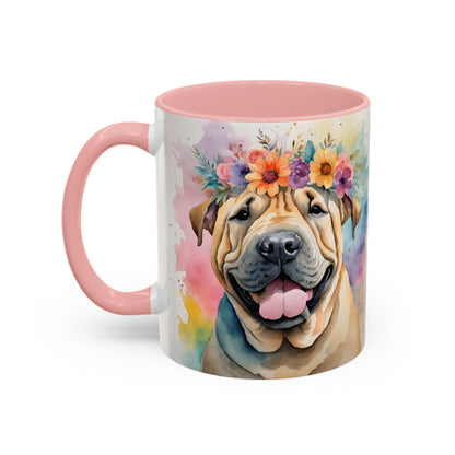 Shar Pei 02 Accent Coffee Mug - Dog Lover Gift