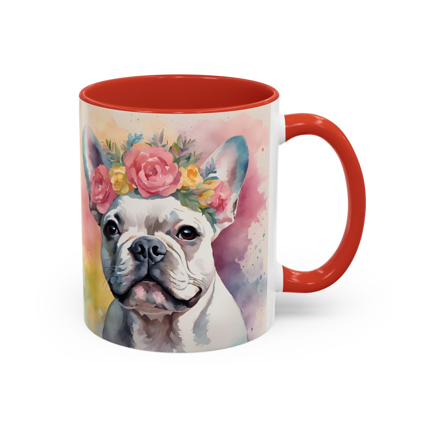 French Bulldog 04 Accent Coffee Mug - Dog Lover Gift