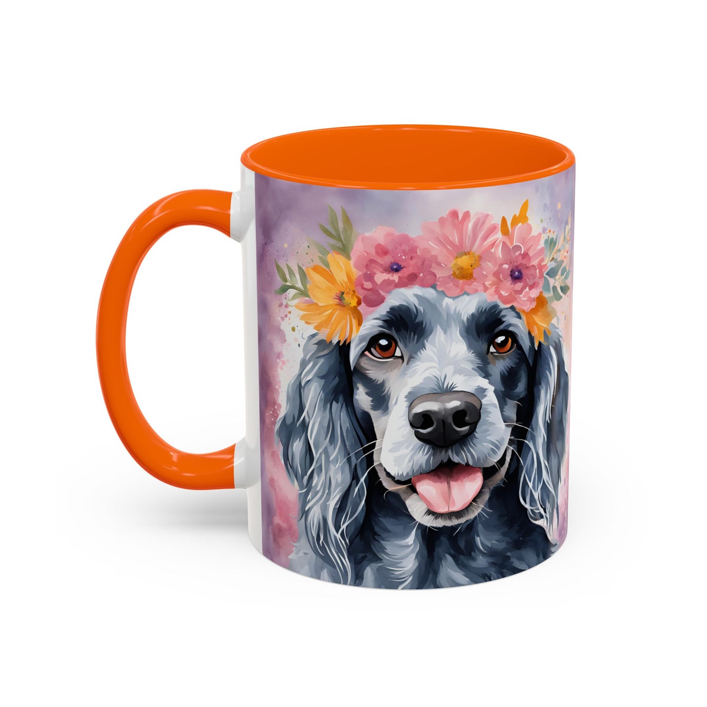 Blue Roan Cocker Spaniel 02 Accent Coffee Mug - Dog Lover Gift