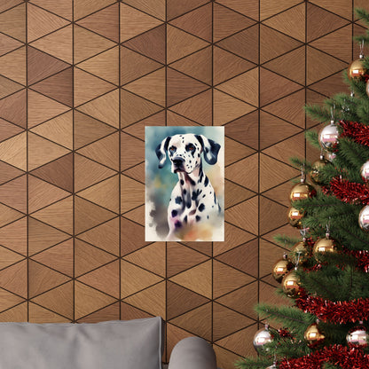 Dogs Dalmatian 03 Matte Vertical Poster