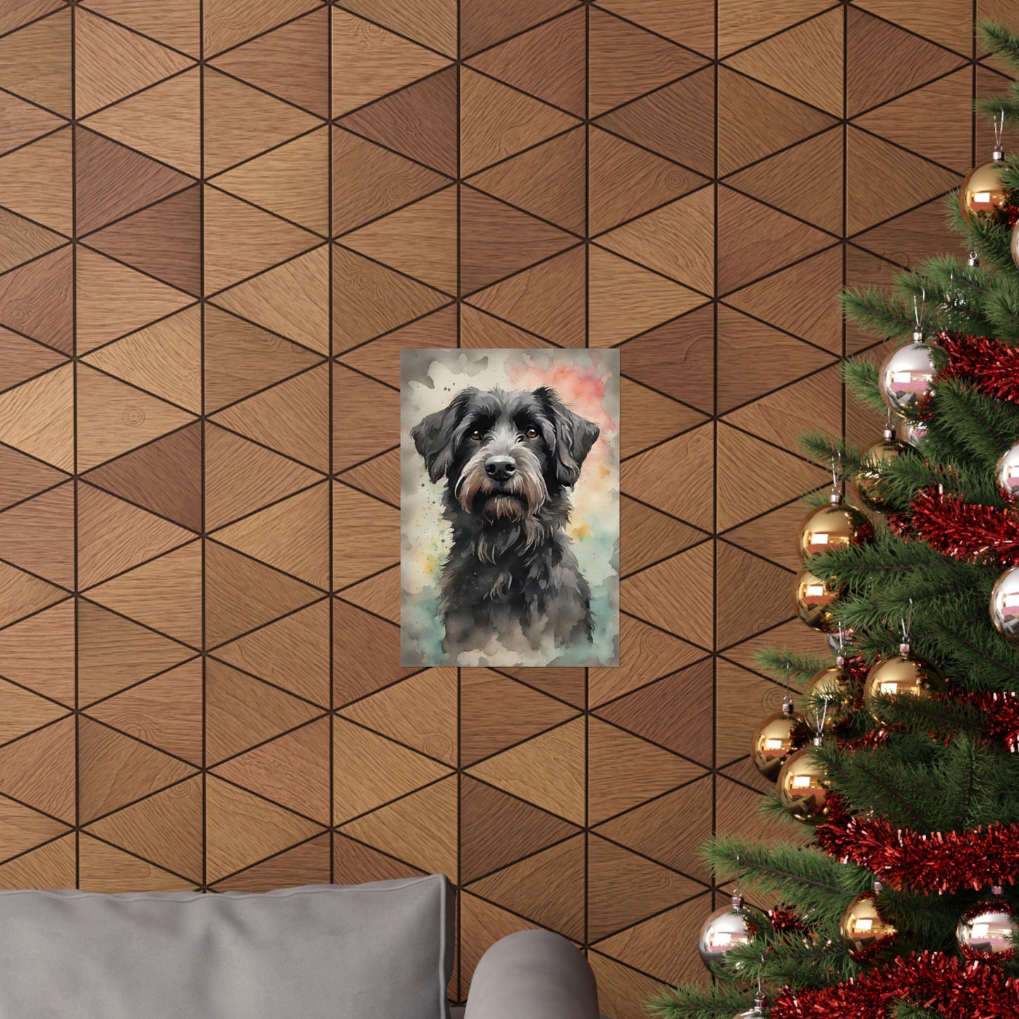 Dogs Eddy Gorgeous Scruff 02 Matte Vertical Poster