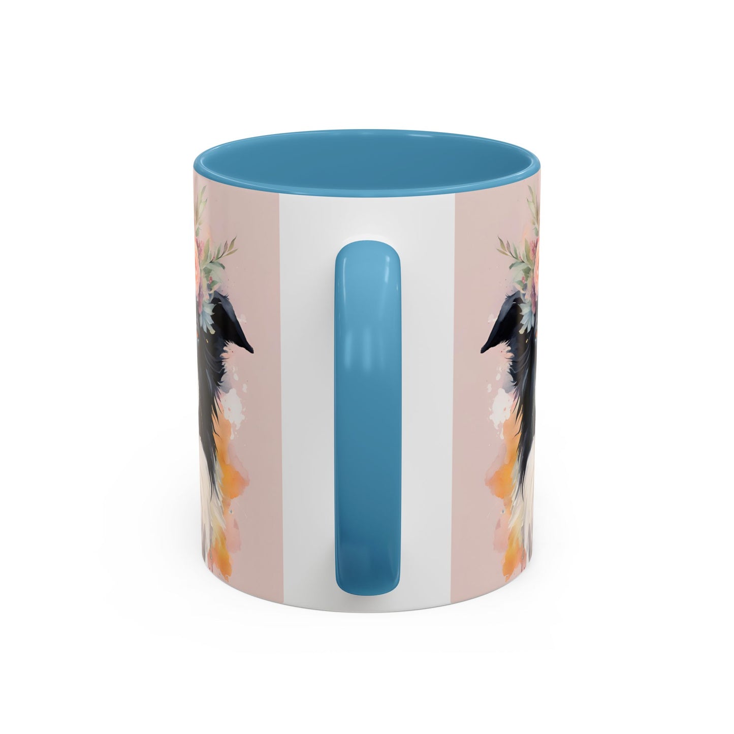 Border Collie 02 Accent Coffee Mug - Dog Lover Gift