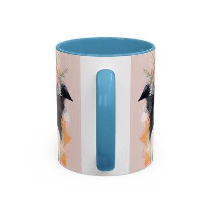 Border Collie 02 Accent Coffee Mug - Dog Lover Gift