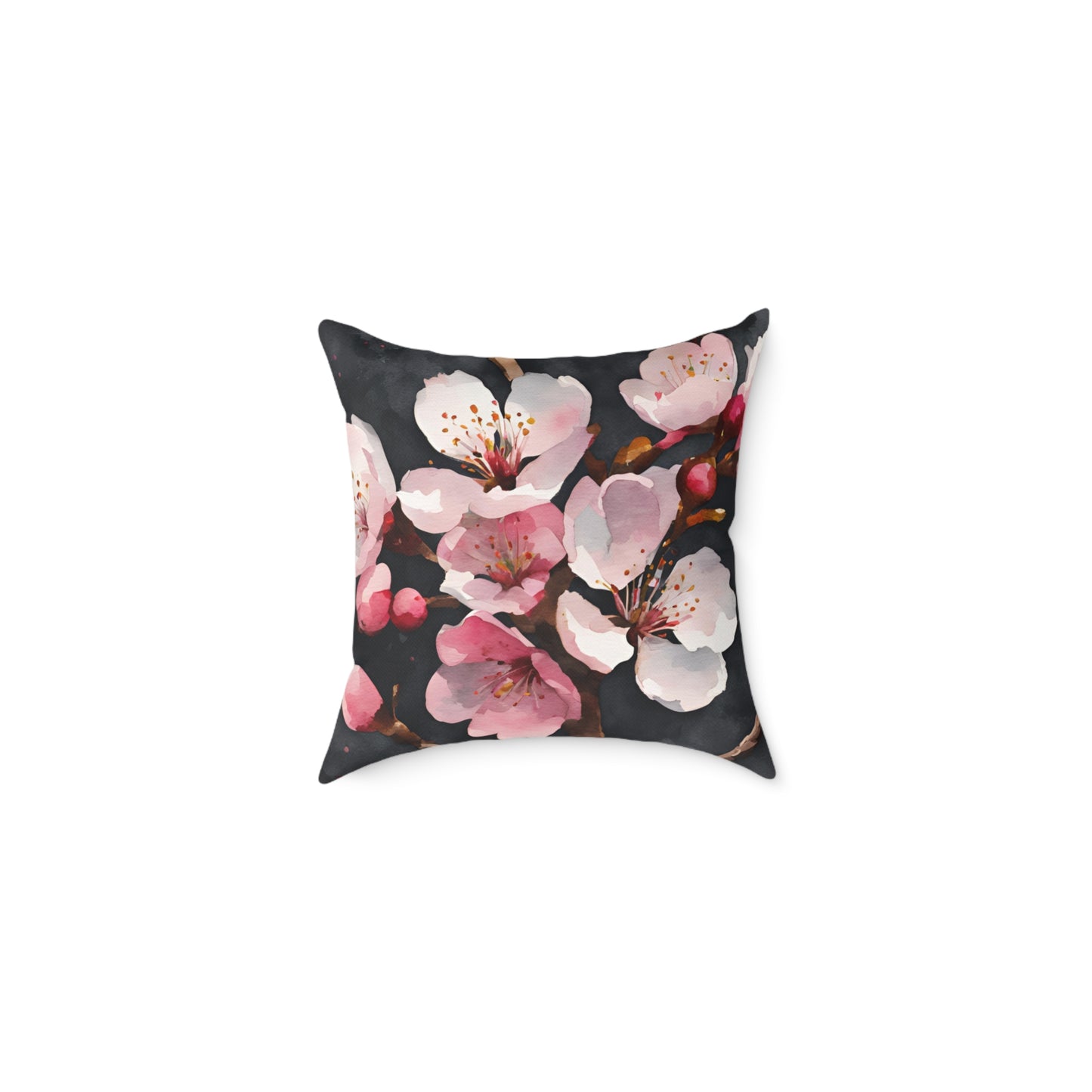 Cherry Blossom 02 Poly Pillow - Natures Beauty Design