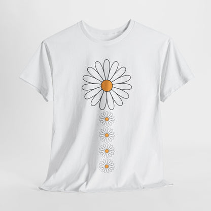 More abstract flowers 44 Unisex Heavy Cotton Tee