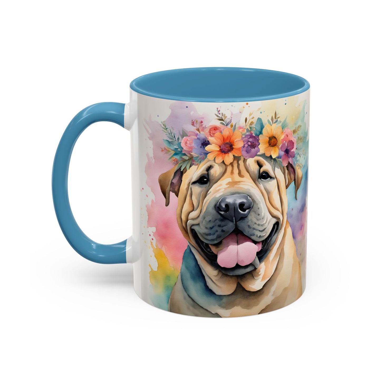 Shar Pei 02 Accent Coffee Mug - Dog Lover Gift
