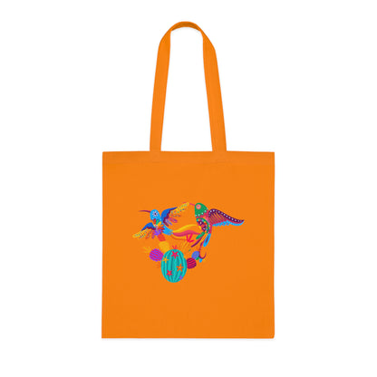 Funky birds 04 Cotton Tote
