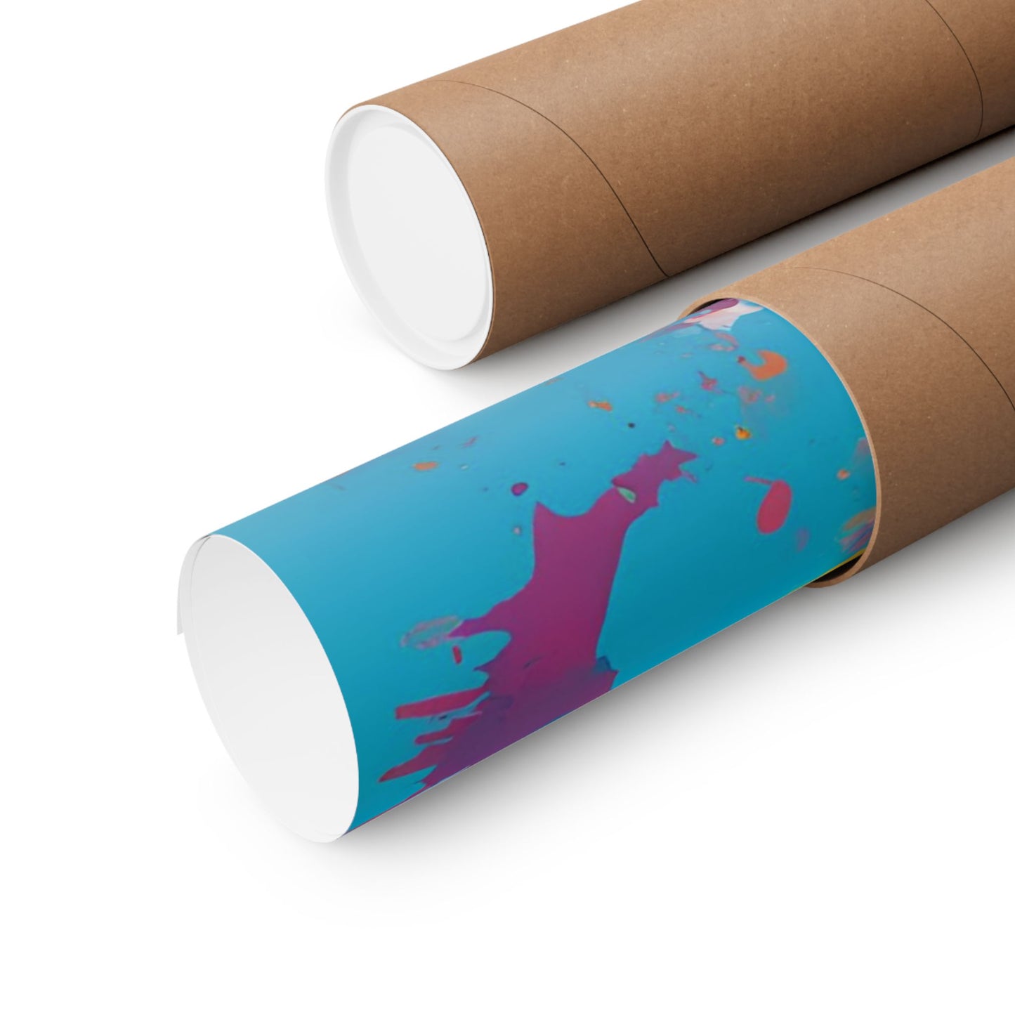 Multicolored Cockerpoo 3 Matte Vertical Poster