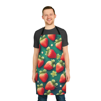 Strawberry 2 Apron, 5 Color Straps (AOP)