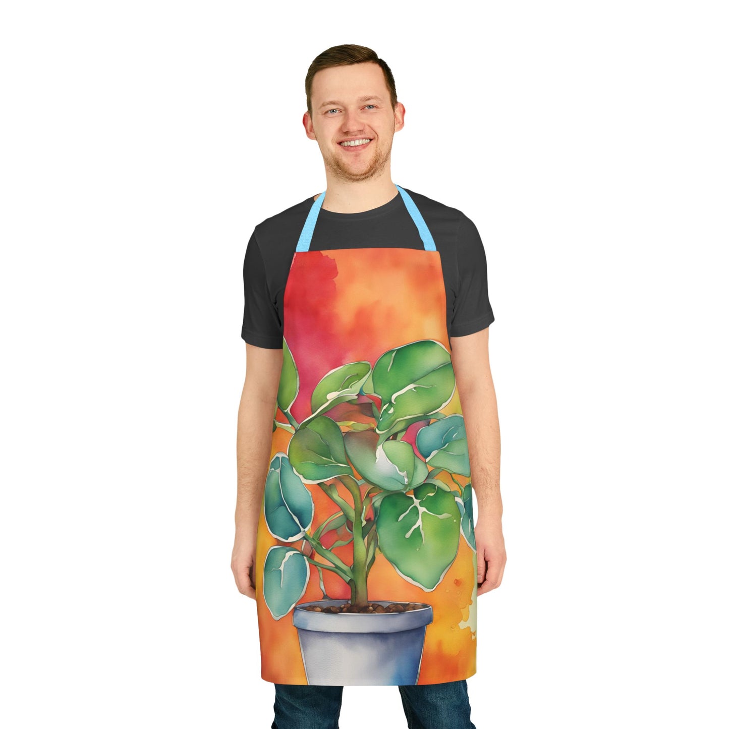 Multi Potted Plant 1 Adult Apron (AOP)