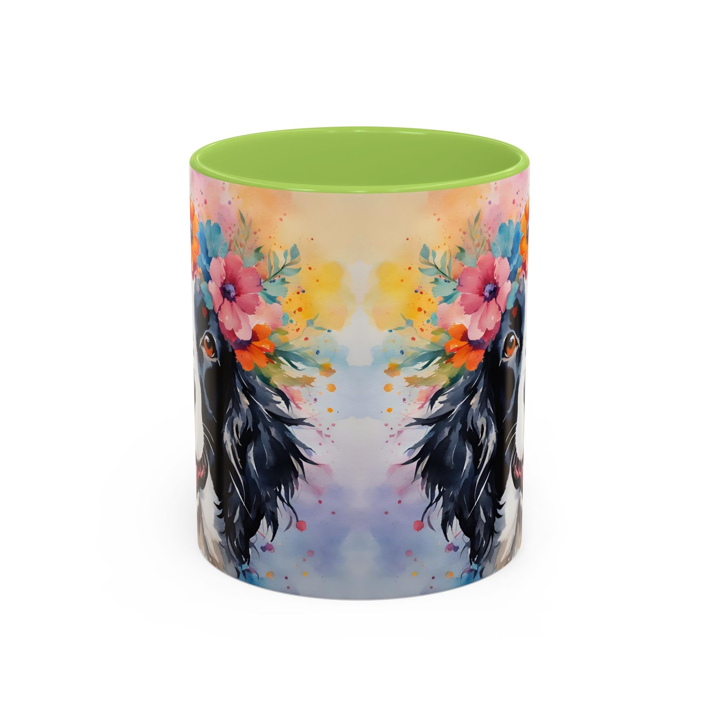 Springer Spaniel 02 Accent Coffee Mug - Dog Lover Gift