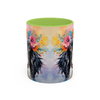 Springer Spaniel 02 Accent Coffee Mug - Dog Lover Gift