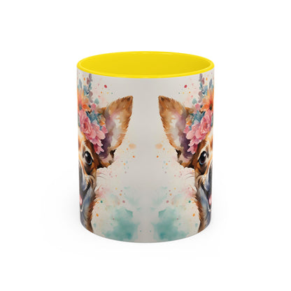 Chihuahua 02 Accent Coffee Mug - Dog Lover Gift