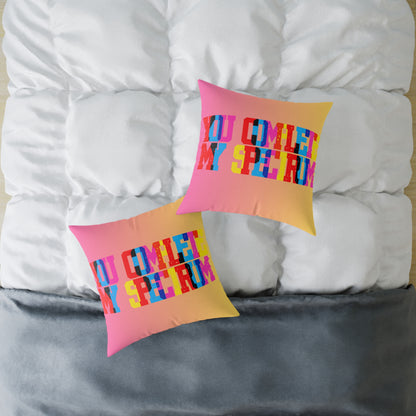 You Complete My Spectrum Poly Pillow