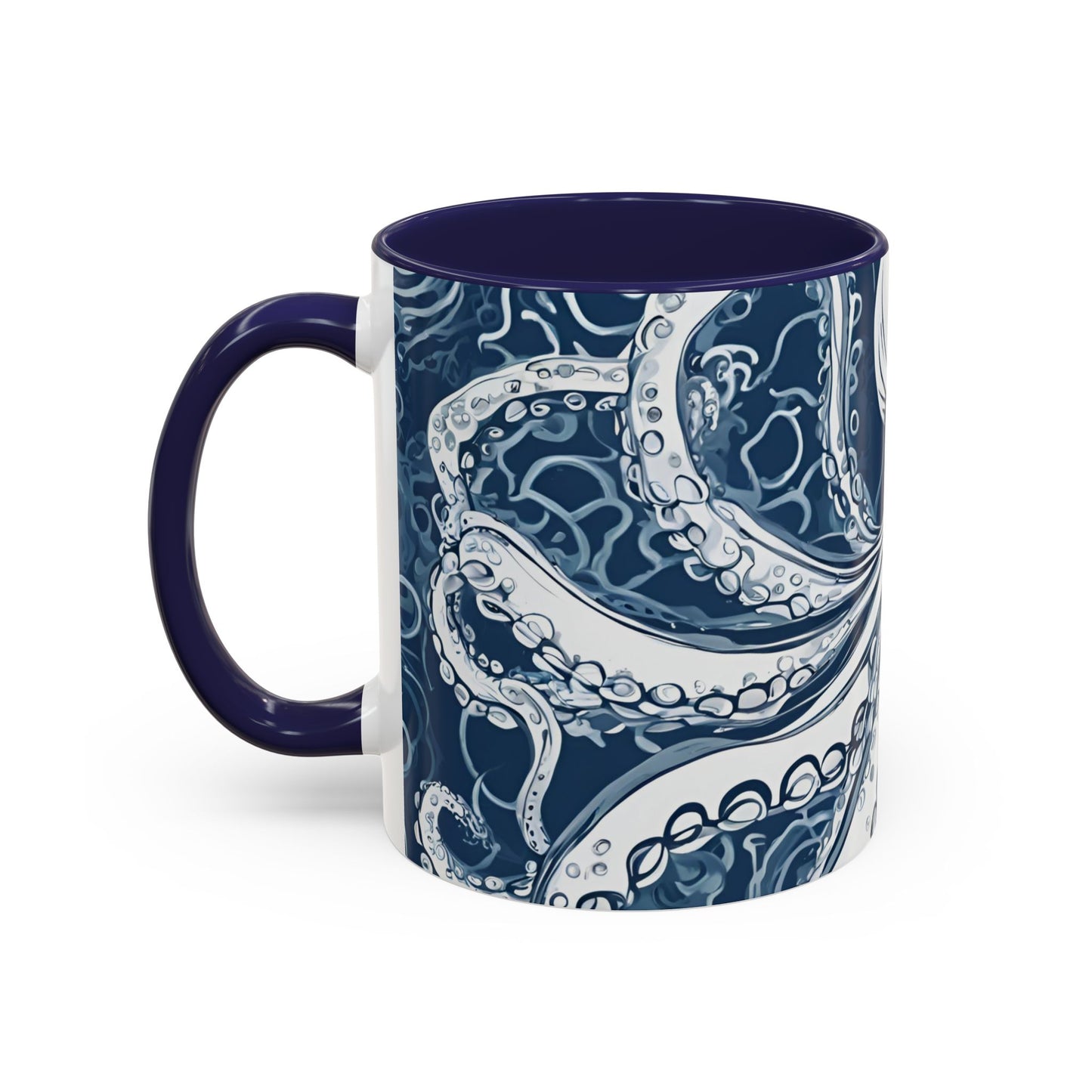Octopus 7 Accent Coffee Mug (11oz)